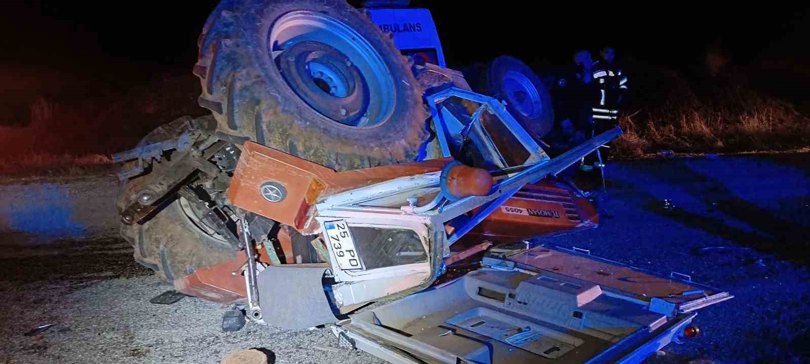 ambulans traktore arkadan carpti 4 yarali 4 CVCKf41j