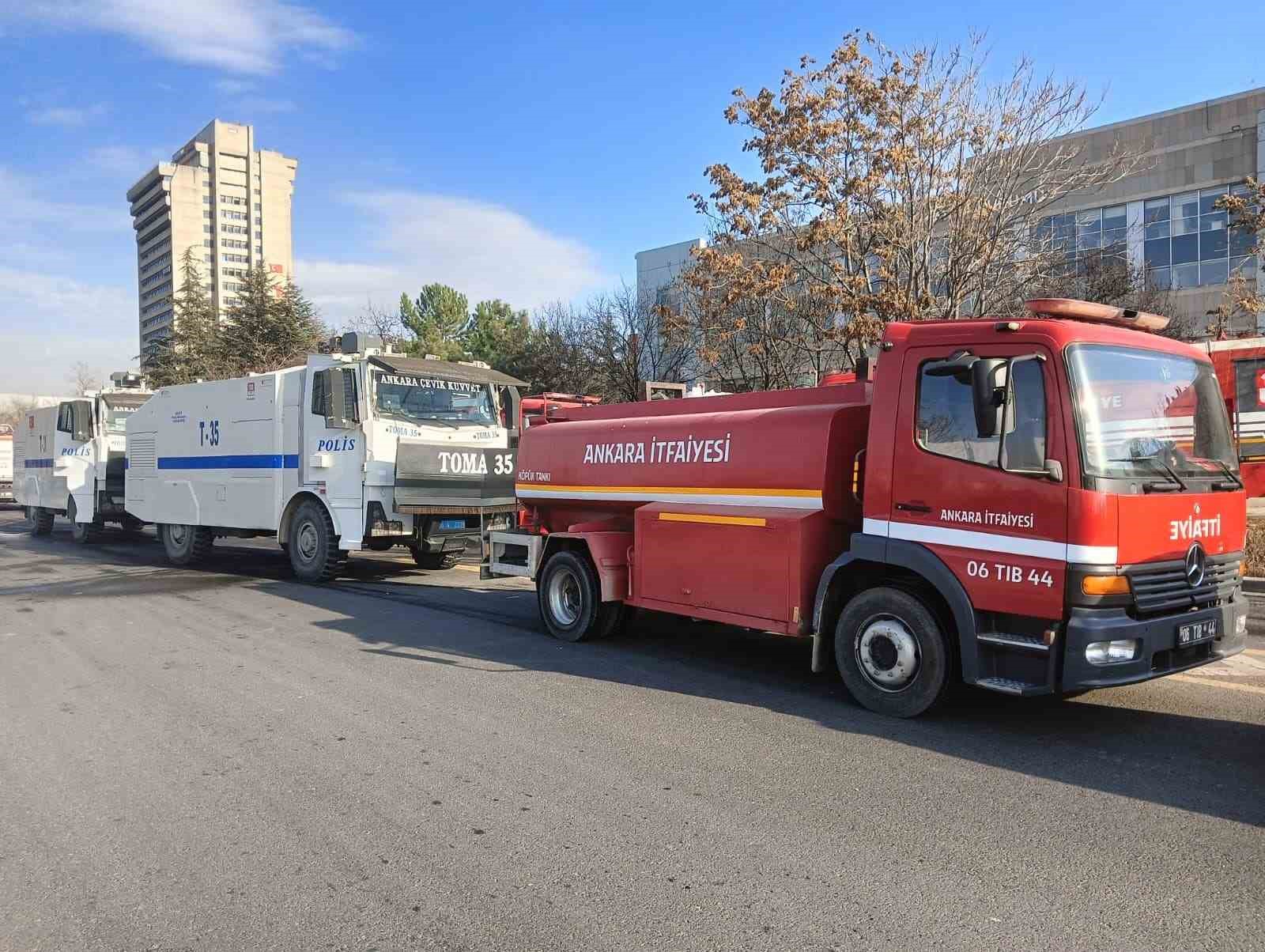 ankarada alkol yuklu tirlar alev aldi 8