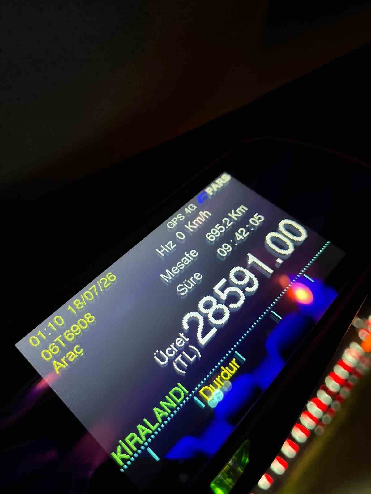 ankarada baslayan taksi yolculugu giresunda sona erdi taksimetre 28 bin 591 lira yazdi 1 Ub48Bqr4