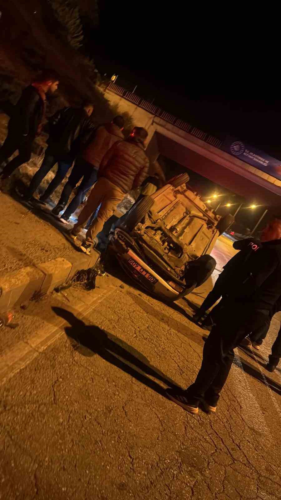 ankarada kaldirima carpan arac devrildi 4 yarali 3 epumd4ll