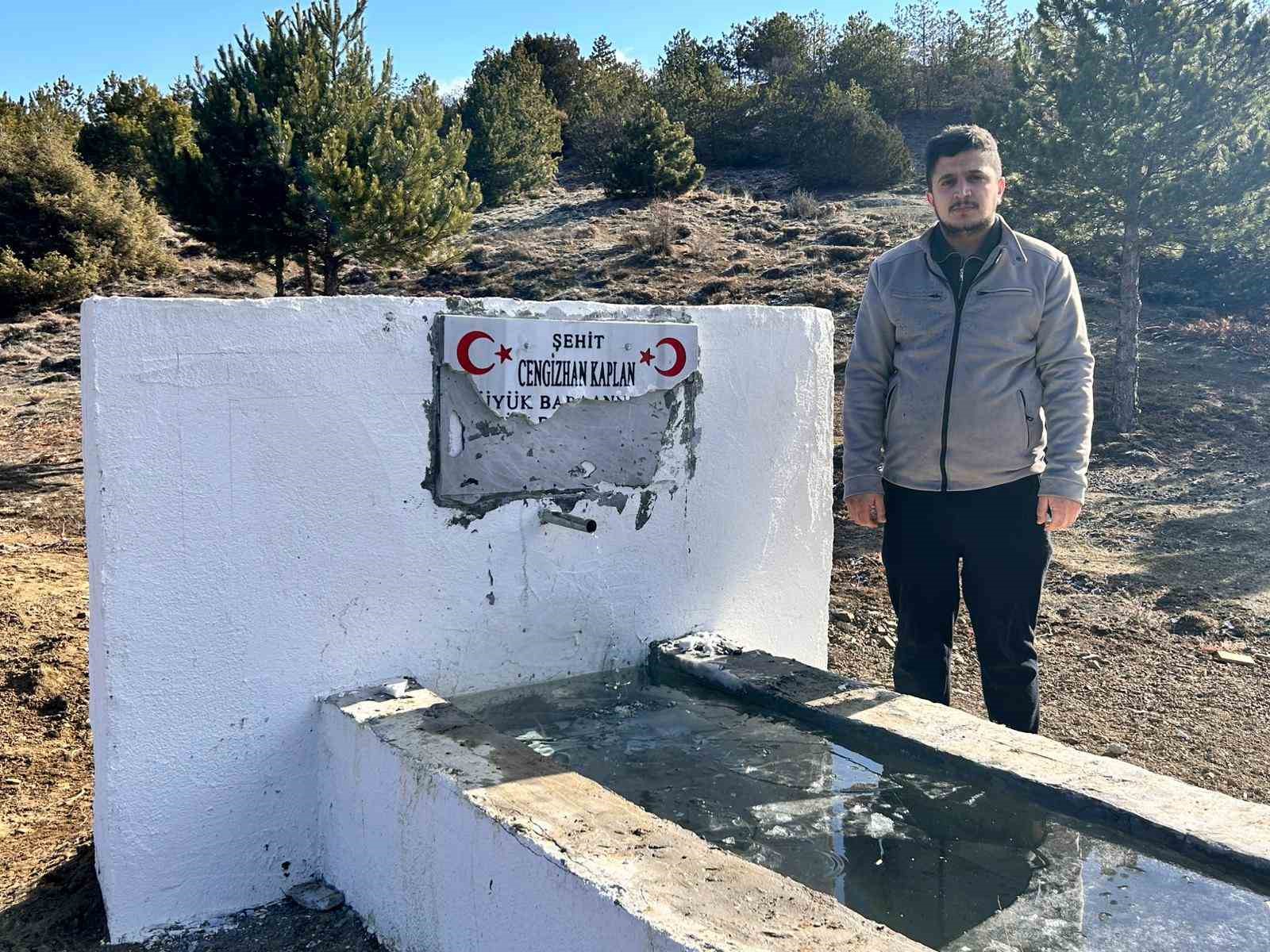 ankarada sehit anisina yaptirilan hayrat cesmesine zarar verildi aile tehdit edildigini iddia etti 1 OHUcFv1J
