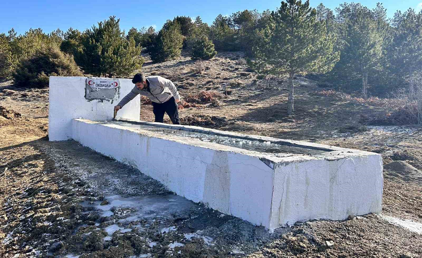 ankarada sehit anisina yaptirilan hayrat cesmesine zarar verildi aile tehdit edildigini iddia etti 3 zw7puVWd