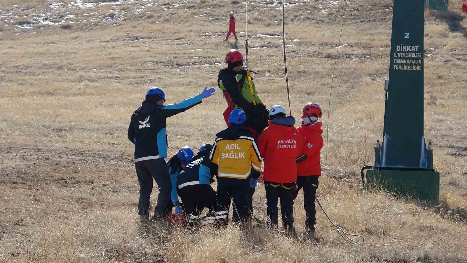 antalyada gercegi aratmayan teleferik kurtarma tatbikati 5 rgmTJhii