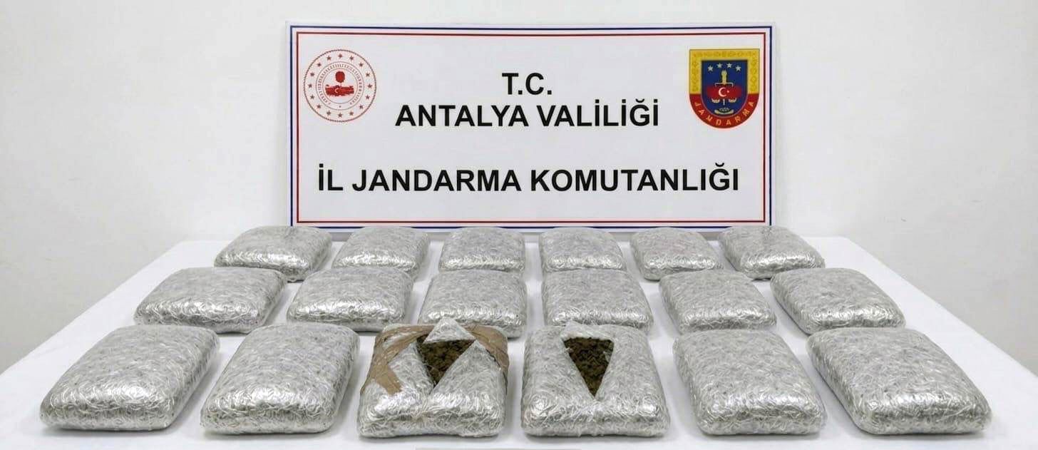 antalyada jandarmadan uyusturucu operasyonu 30 kilogram skunk maddesi ele gecirildi 0 lmKWLdZu