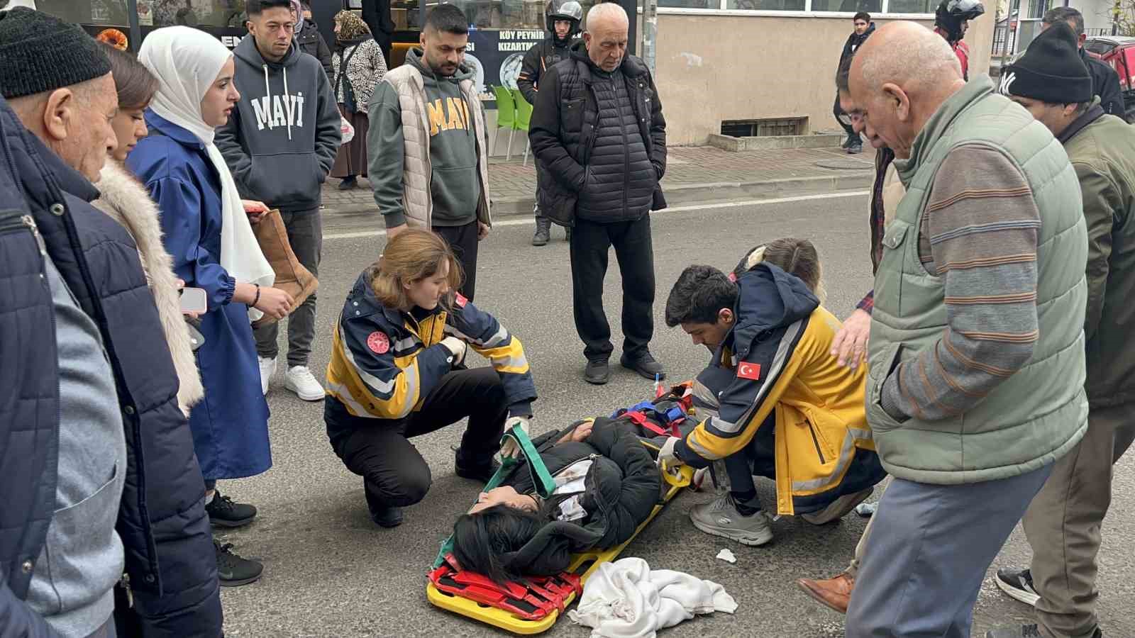 aracin yayaya carptigi anlar kameraya yansidi 1 1iremPIa