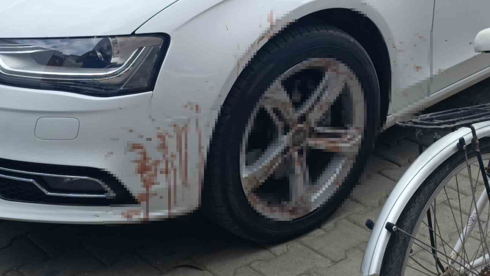aracta kan var ihbari polisi alarma gecirdi gercek cok farkli cikti 2 WHWBv2Az