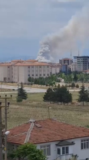 arazi yangini koy sakinlerinin mudahalesiyle kontrol altina alindi 0