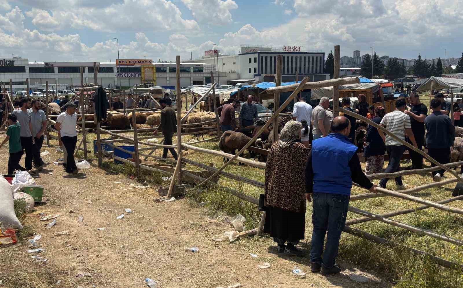Arefe günü Gaziantep’teki kurban pazarlarında yoğunluk had safhaya çıktı 9 arefe gunu gaziantepteki kurban pazarlarinda yogunluk had safhaya cikti 5 YctqJHHb
