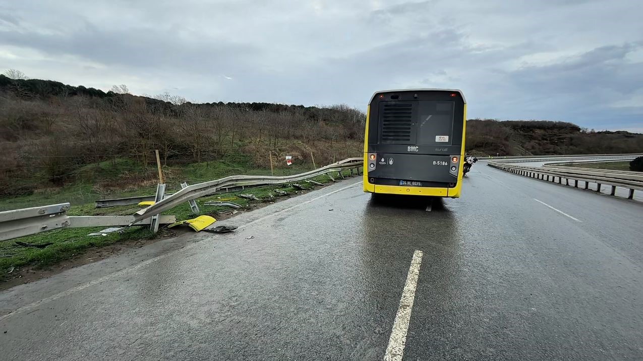 arnavutkoyde iett otobusu kazaya karisti 2 yolcu yaralandi 1 bKYmZcZi