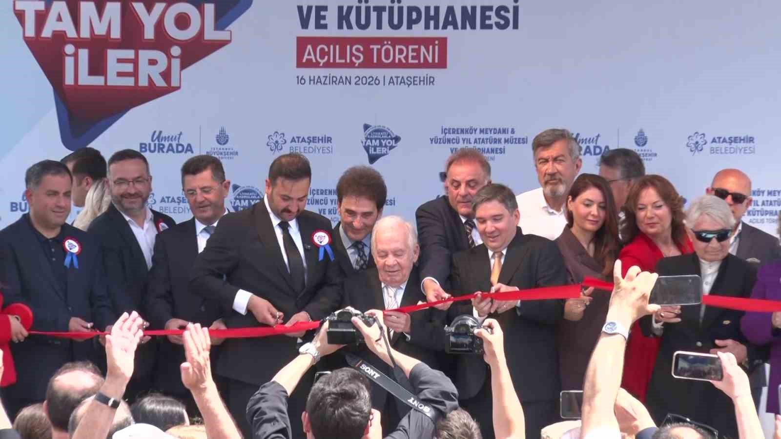 atasehirde yuzuncu yil ataturk muzesi ve kutuphanesi ile icerenkoy meydani acildi 5 cQ6Rr3tC