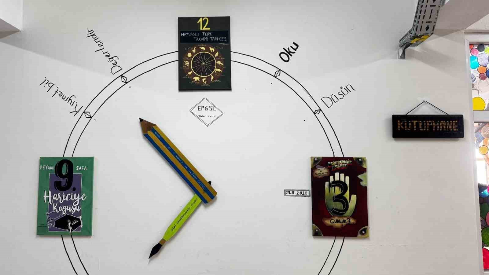 atik malzemelerle kurulan kutuphane ogrencilerin yeni yasam alani oldu 5 IIcJSY2h