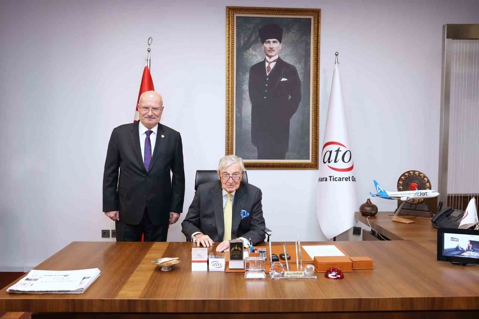 ato baskani baran koc holdingin ankaramiza ve ulkemize katkilari son derece degerli 2