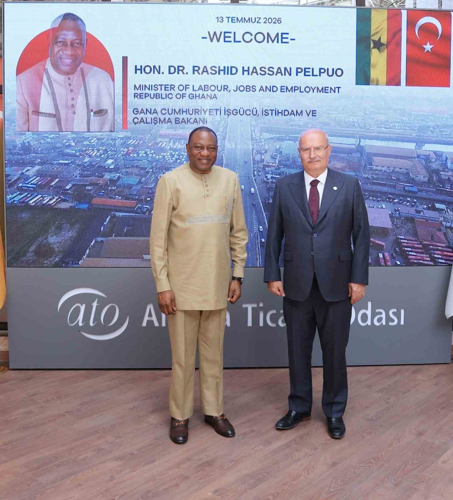 ato baskani baran turkiye ile gana arasindaki 1 milyar dolarlik ticaret hacmi hedefine DYktrj99