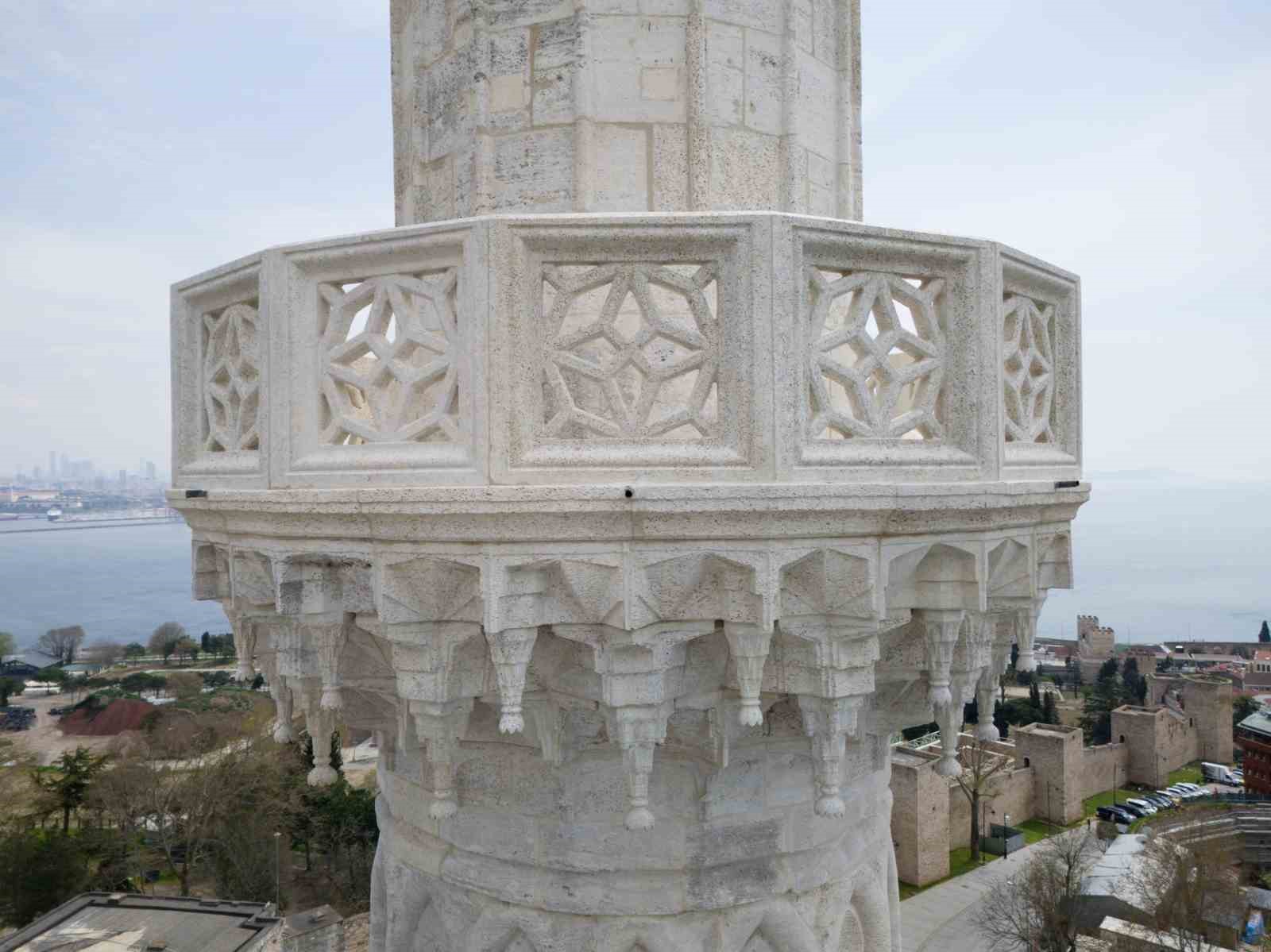 ayasofyanin kuzeydogu minaresinde restorasyon tamamlandi 4 Ub8SE3wz