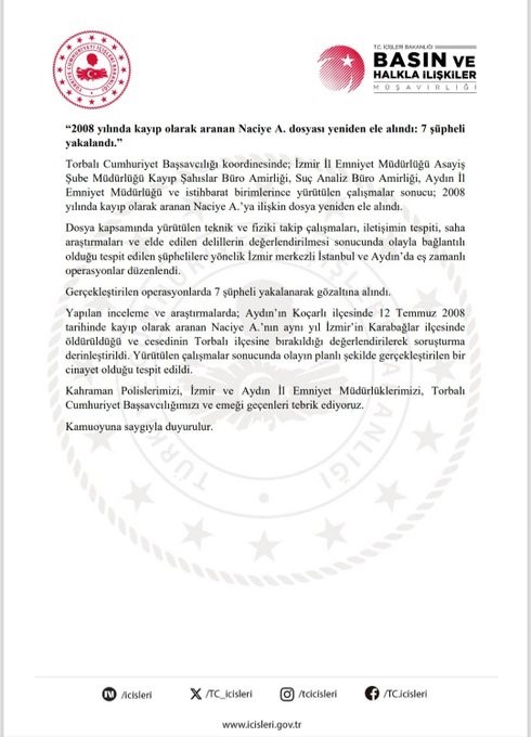 aydindaki 18 yillik kayip vakasinin planli cinayet oldugu ortaya cikti 7 gozalti 0 MmMA66JL