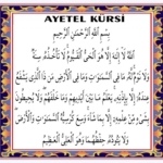 ayetel kürsi. nasıl okunur