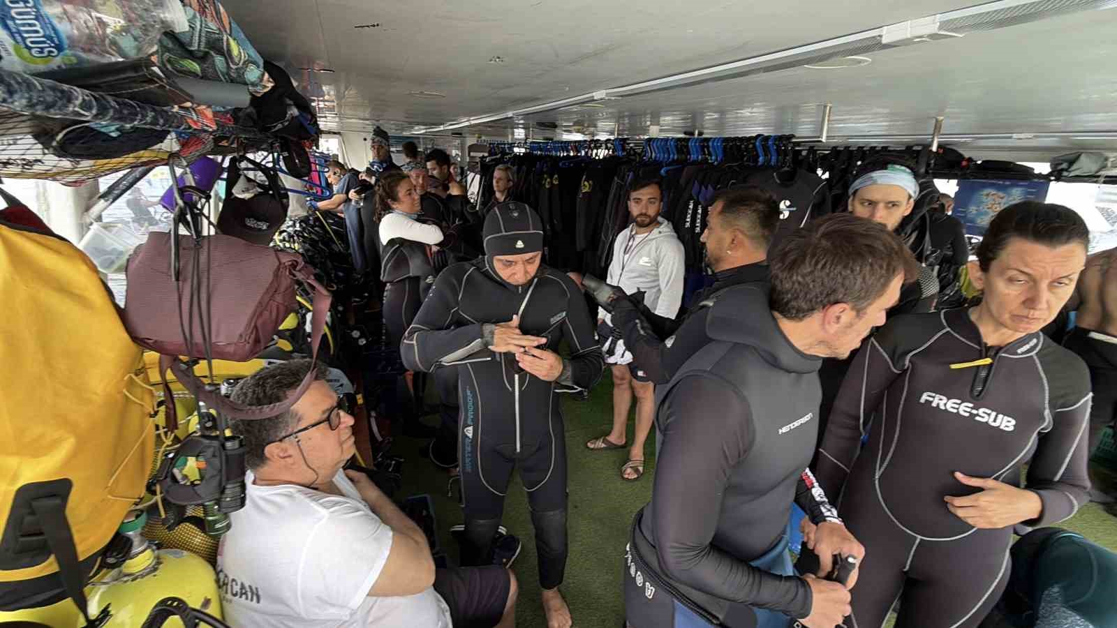 Ayvalık’ta bin 500 yıllık Bizans batığı sportif dalışa açıldı 8 ayvalikta bin 500 yillik bizans batigi sportif dalisa acildi 4 Yd5y5n5z