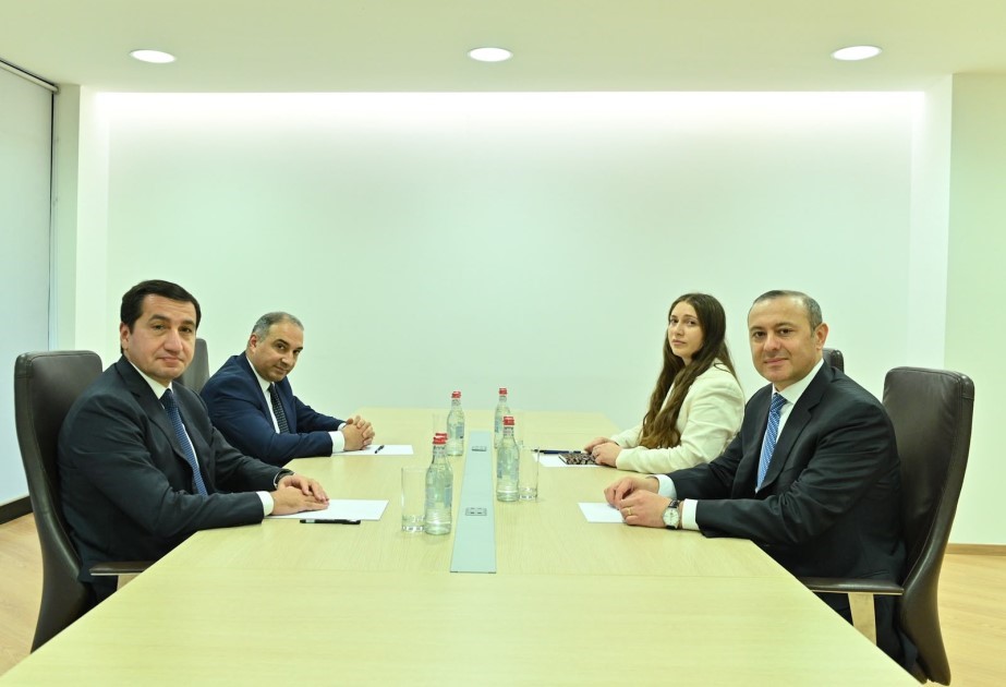 azerbaycan cumhurbaskani yardimcisi haciyev ermenistan guvenlik konseyi sekreteri grigoryan gorustu 0 nWbGYSbP