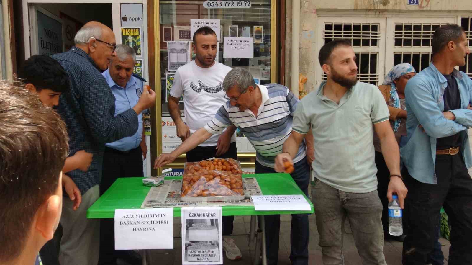 aziz yildirimin baskanlik zaferi gercuste tatliyla kutlandi 0