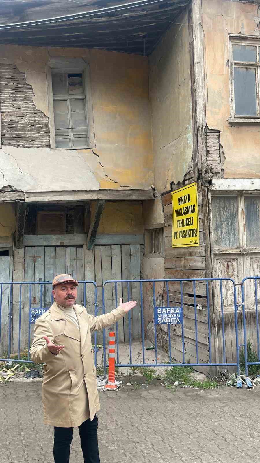 bafrada cokme riski tasiyan yapilar icin belediyenin daha ciddi onlemler almasi istendi 3 JWvfa66Y