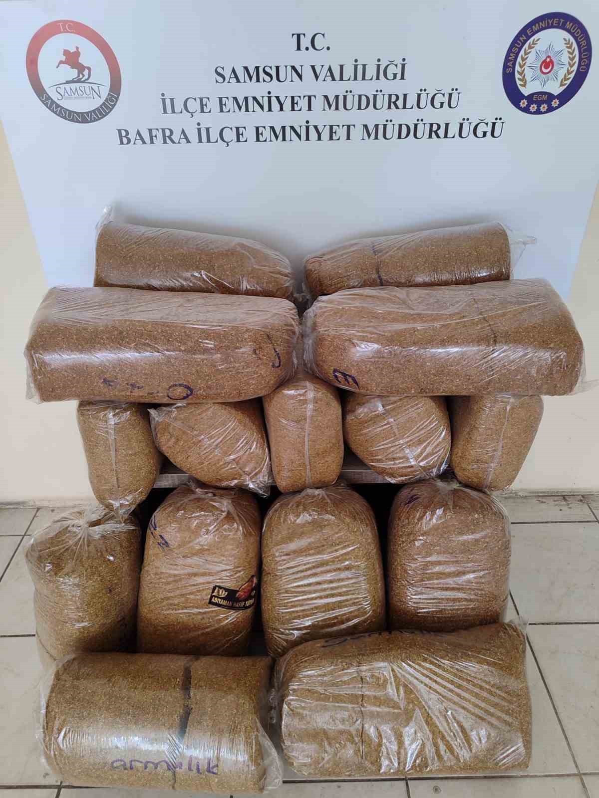 bafrada tutun operasyonu 75 kilo kacak urun ele gecirildi 0 kfG7vAX3