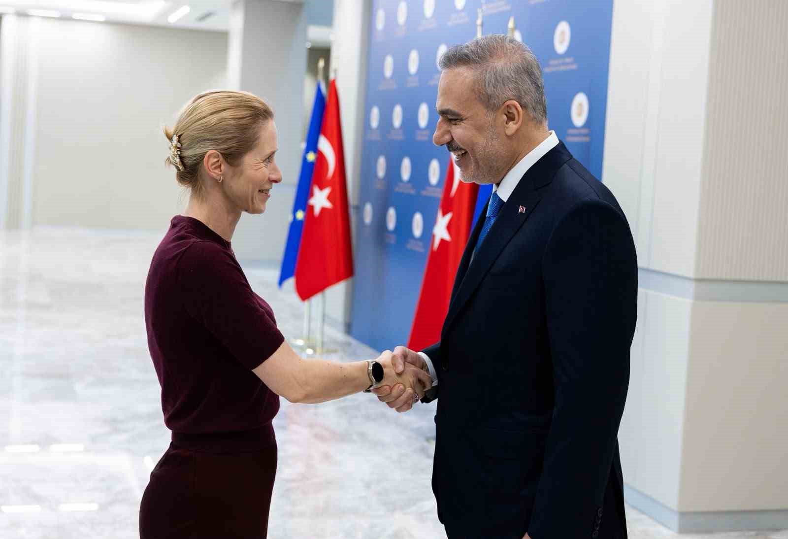 bakan fidan ab komisyonu baskan yardimcisi kallas ve beraberindeki heyetle bir araya geldi 1 TedfLpSK