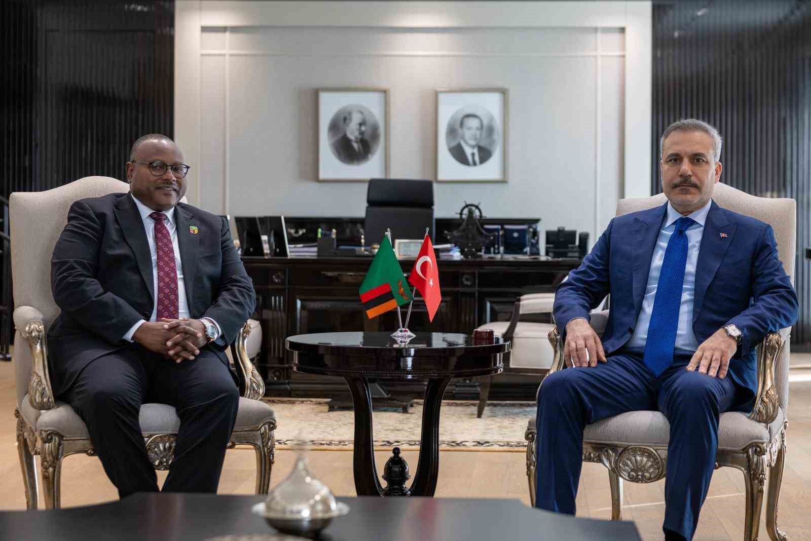 bakan fidan zambiya disisleri bakani haimbe ile bir araya geldi 4 unDJbWdr