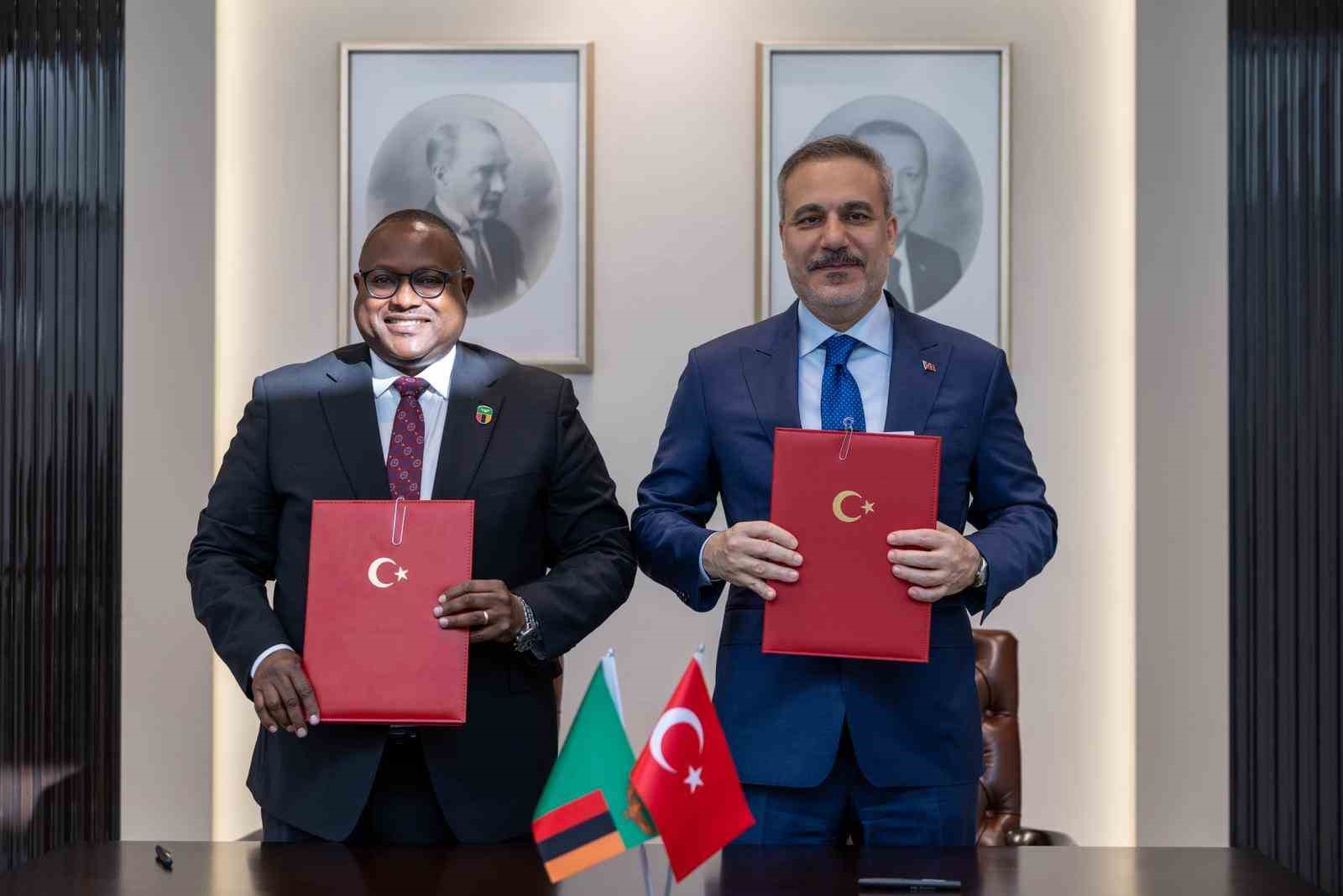 bakan fidan zambiya disisleri bakani haimbe ile bir araya geldi 9