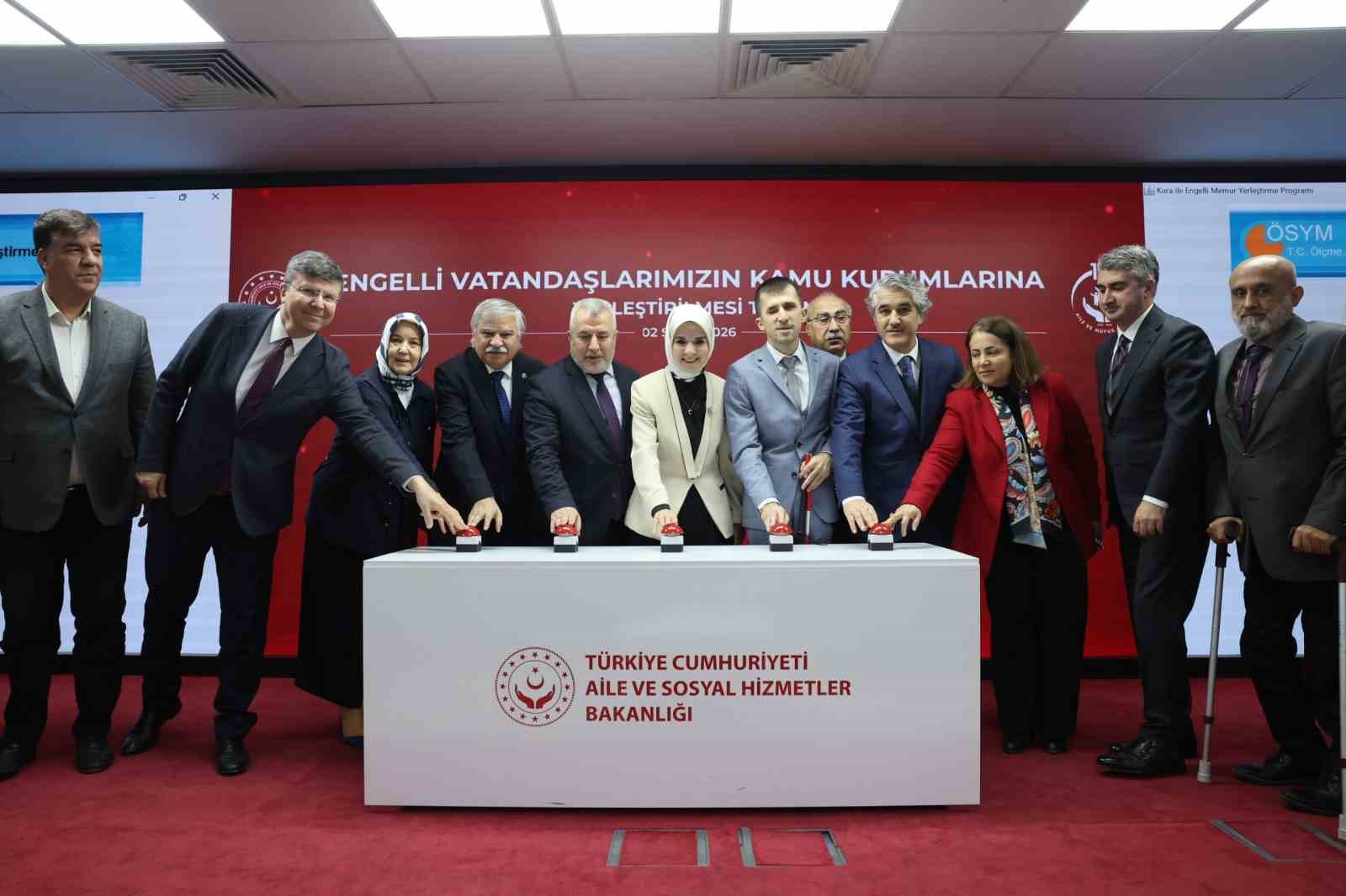 bakan goktas acikladi ekpss uzerinden bin 573 engelli vatandas kamu kurumlarina yerlestirildi 2