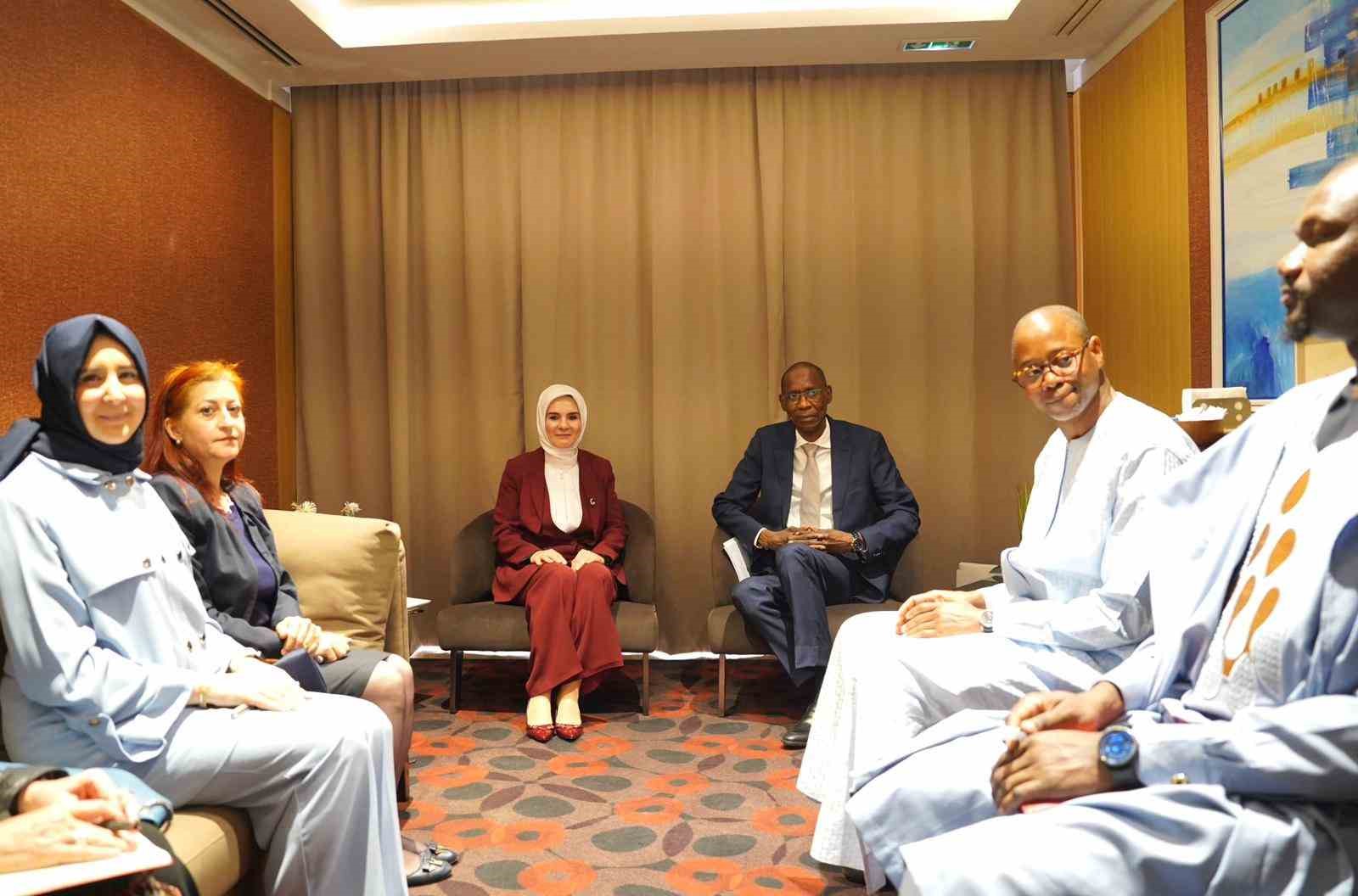 bakan goktas senegalin kalkinma surecine ve insani ihtiyac alanlarina guclu etkin ve surekli bir