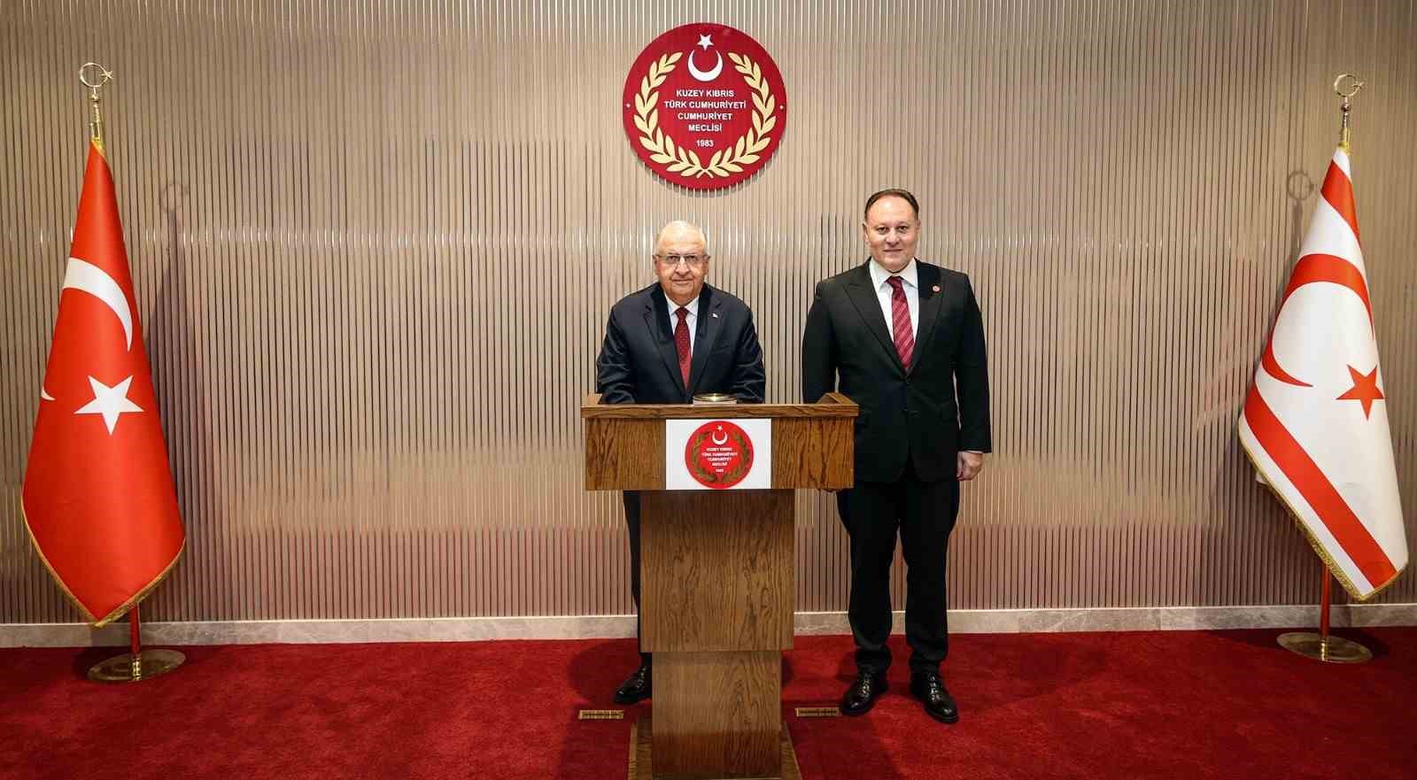 Bakan Güler, KKTC Meclis Başkanı Öztürkler ile görüştü 5 bakan guler kktc meclis baskani ozturkler ile gorustu 1 mEydUlzM
