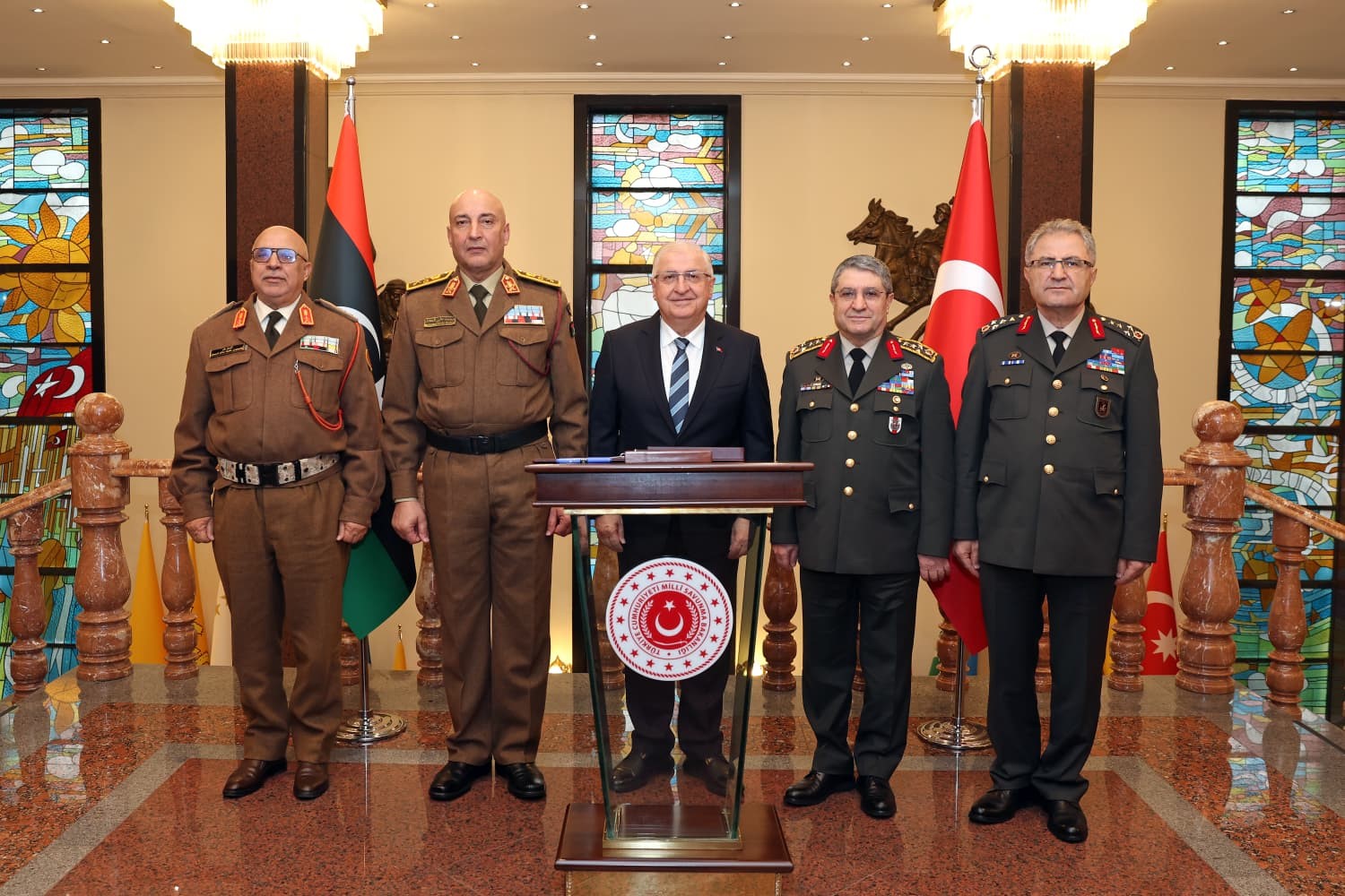 bakan guler libya genelkurmay baskani al haddadi kabul etti 3 piky8YzE