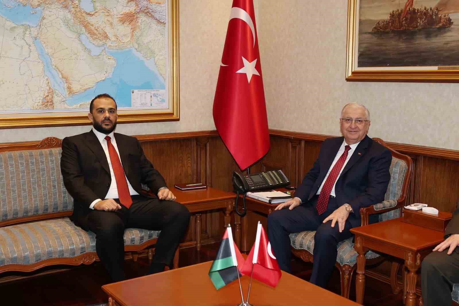bakan guler libya savunma bakan vekili zubiyi kabul etti 0 ZEgJGfyZ