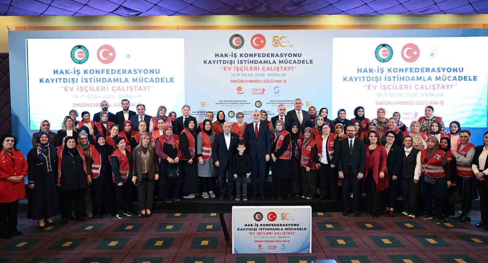 bakan isikhan ulkemizde ev hizmetlerinde calisanlar 4857 sayili is kanununun kapsami disinda tutulmustur 1