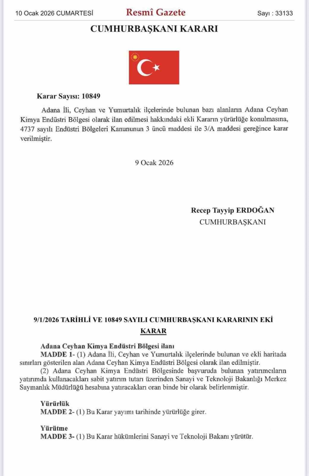 bakan kacir ceyhanda kurdugumuz endustri bolgesini onumuzdeki donemde entegre kimya sanayii yatirimlarinin adresi yapacagiz 6a56NGly
