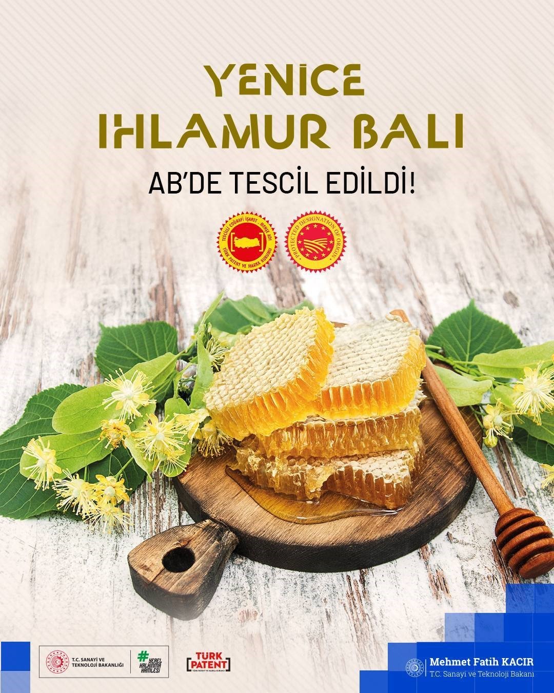 bakan kacir yenice ihlamur bali avrupa birliginde tescil edilen 43 cografi isaretli urunumuz oldu QIVGcK9b