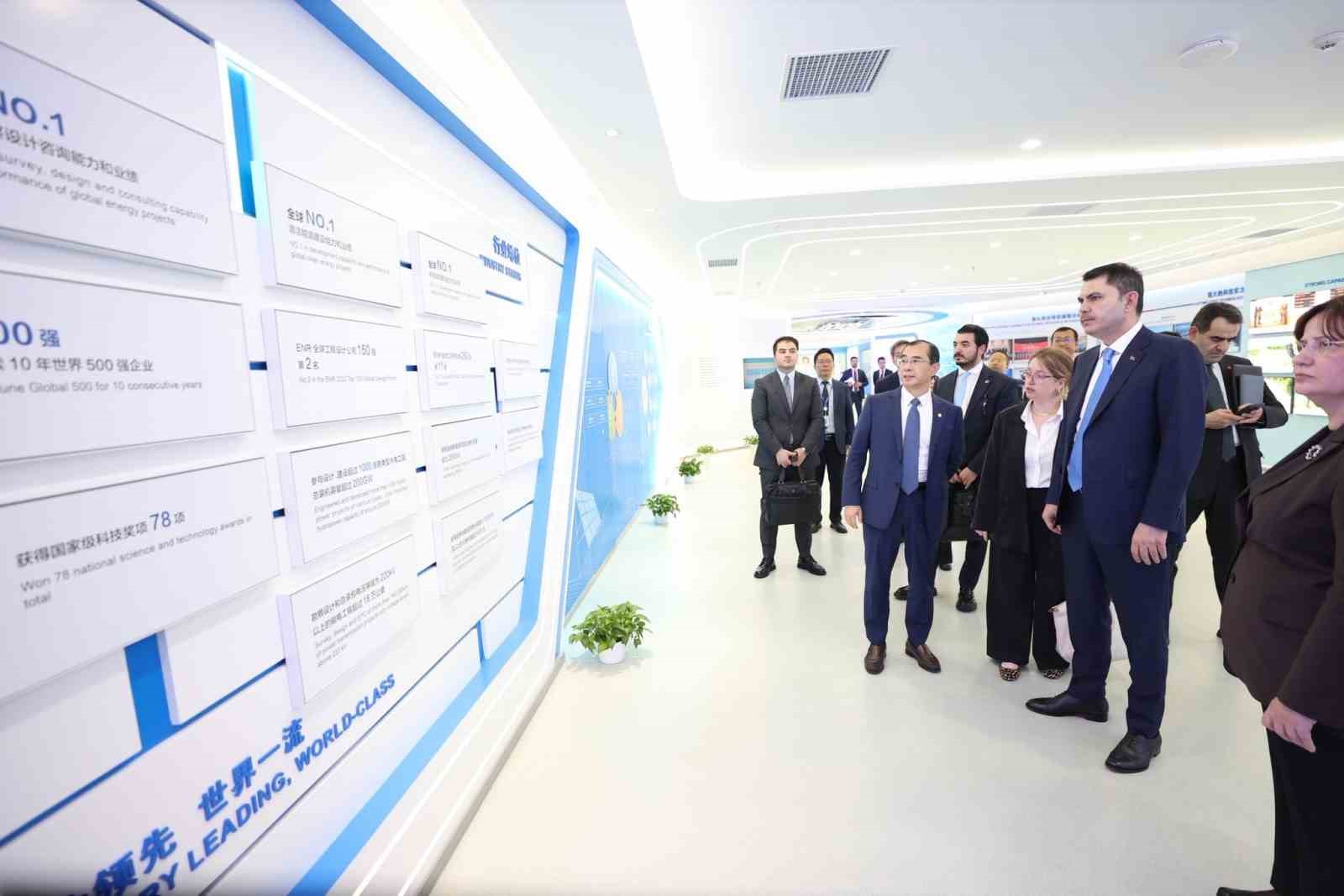 bakan kurum cinli sirketlerin yoneticileriyle gorustu 7 bPwJe8DU