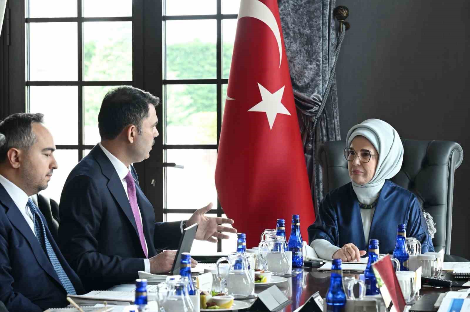 bakan kurum emine erdogan ile cevre politikalari ve cop31 hazirliklarini gorustu 1 KUC7wjsp