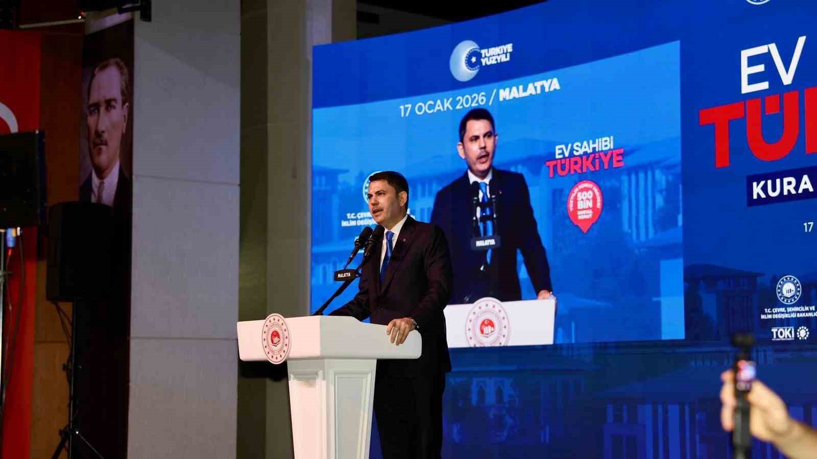 bakan kurum yuzyilin konut projesi ile turkiye genelinde 500 bin sosyal konut insa ediyoruz RD536aGD