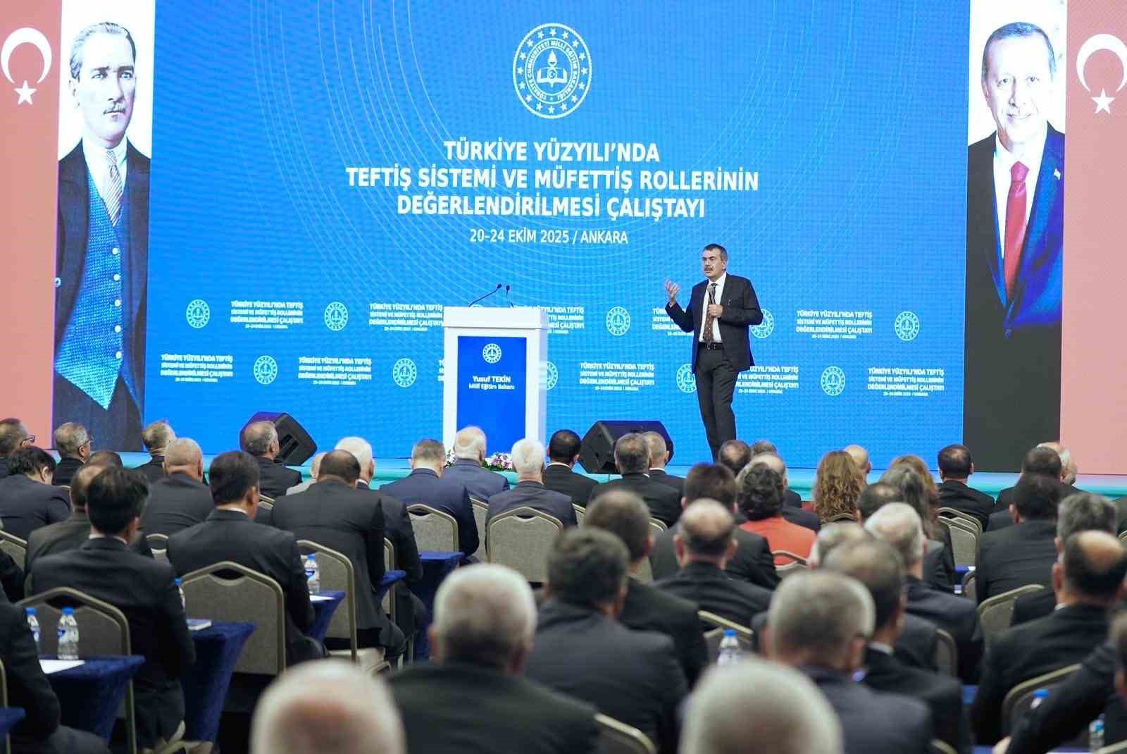 bakan tekin egitim kalitesinin surekli iyilestirilmesine imkan veren bir teftis sisteminin yapilandirilmasini kiymetli buluyoruz IciLCiXd