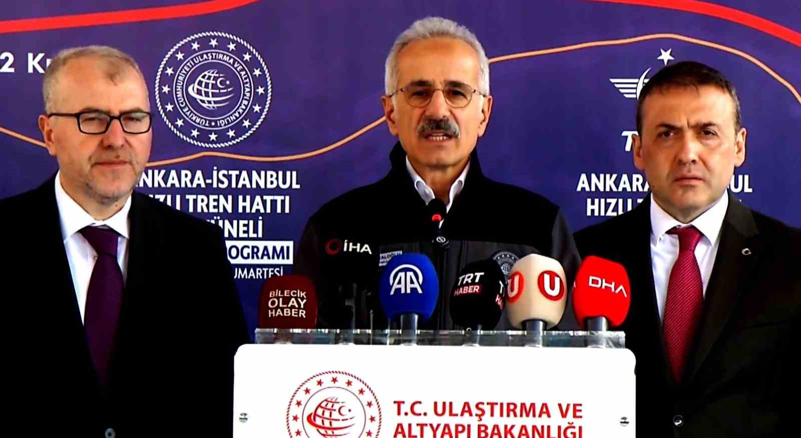 bakan uraloglu 2009da acilan yhtde 110 milyon vatandasimiz yolculuk etti 2