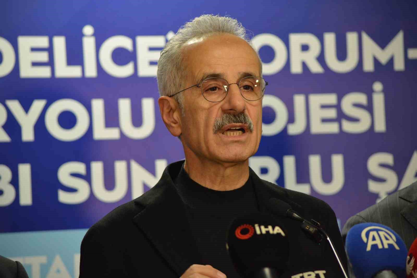 bakan uraloglu delice corum hizli tren hattinda fiziki ilerleme yuzde 25e yaklasti 1 HyvP3Ttp