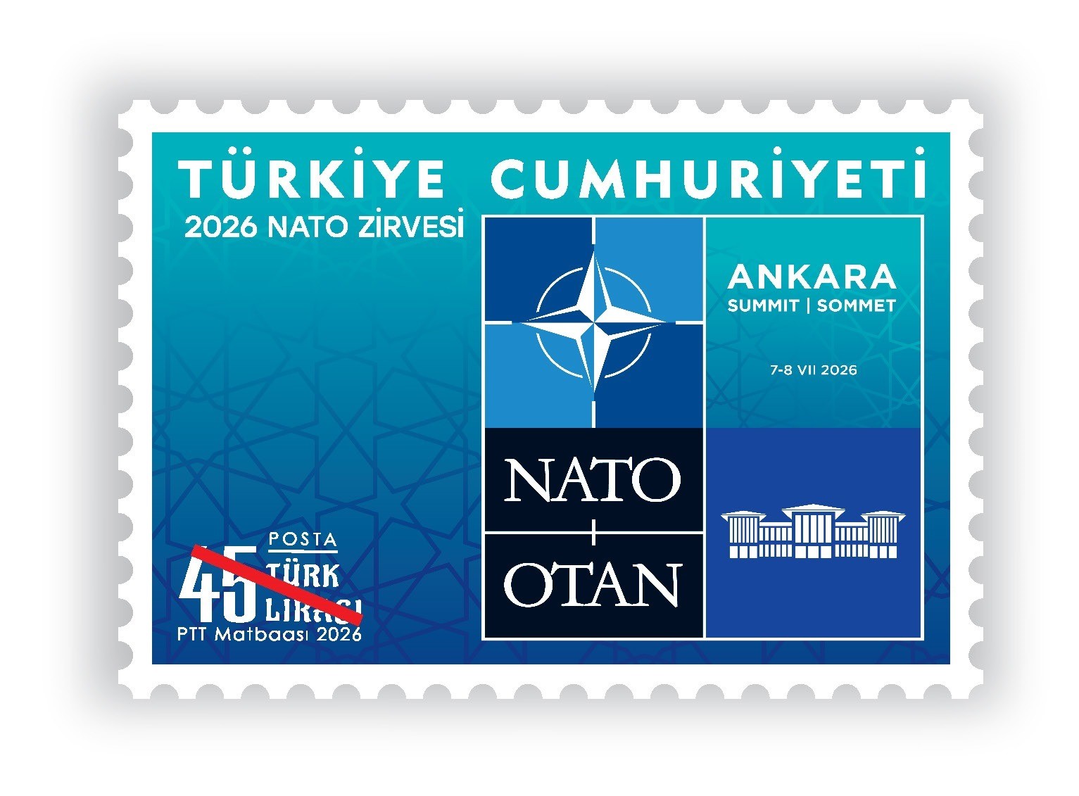 bakan uraloglu nato zirvesi anisina hazirlanan anma pulu ve ilkgun zarfini tedavule sunduk 0