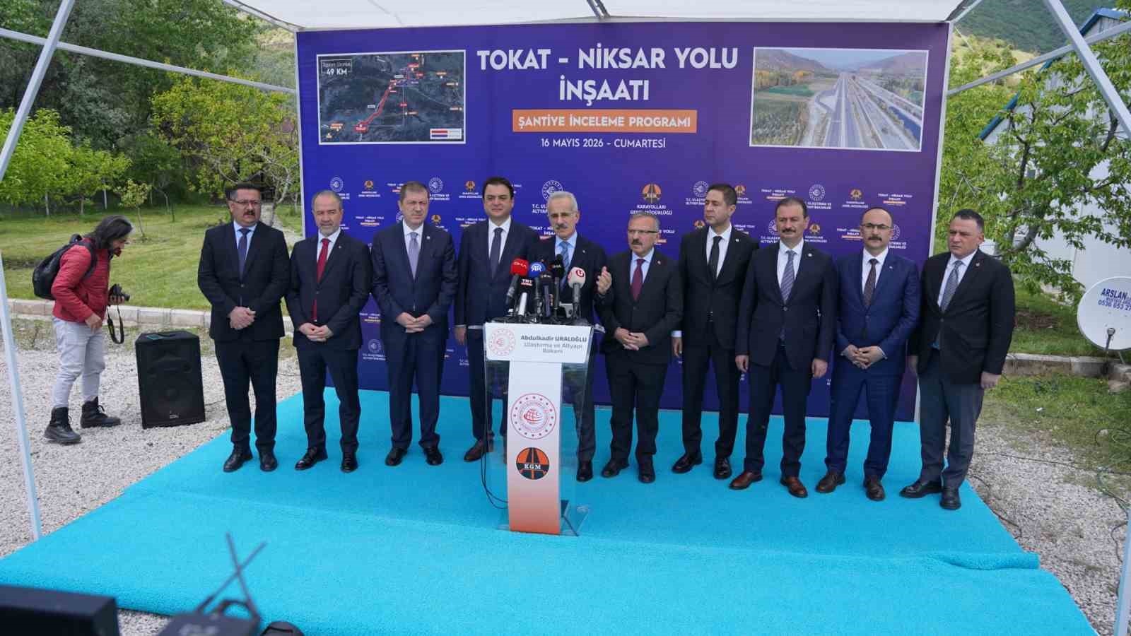 Bakan Uraloğlu: "Tokat-Niksar yolundaki tüm çalışmalarımızı 2027 yılında tamamlamayı hedefliyoruz" 8 bakan uraloglu tokat niksar yolundaki tum calismalarimizi 2027 yilinda tamamlamayi hedefliyoruz 4 IUJlDdZ2