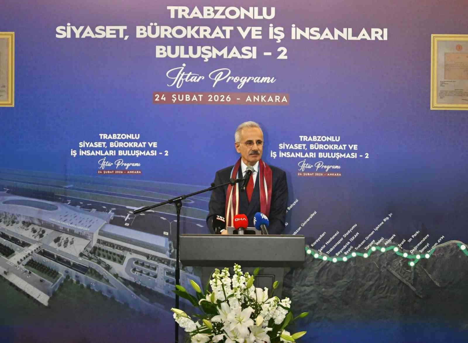 bakan uraloglu trabzonumuzun ulasim ve iletisim altyapisina 260 milyar liranin uzerinde yatirim gerceklestirdik 6 FBHBab5t