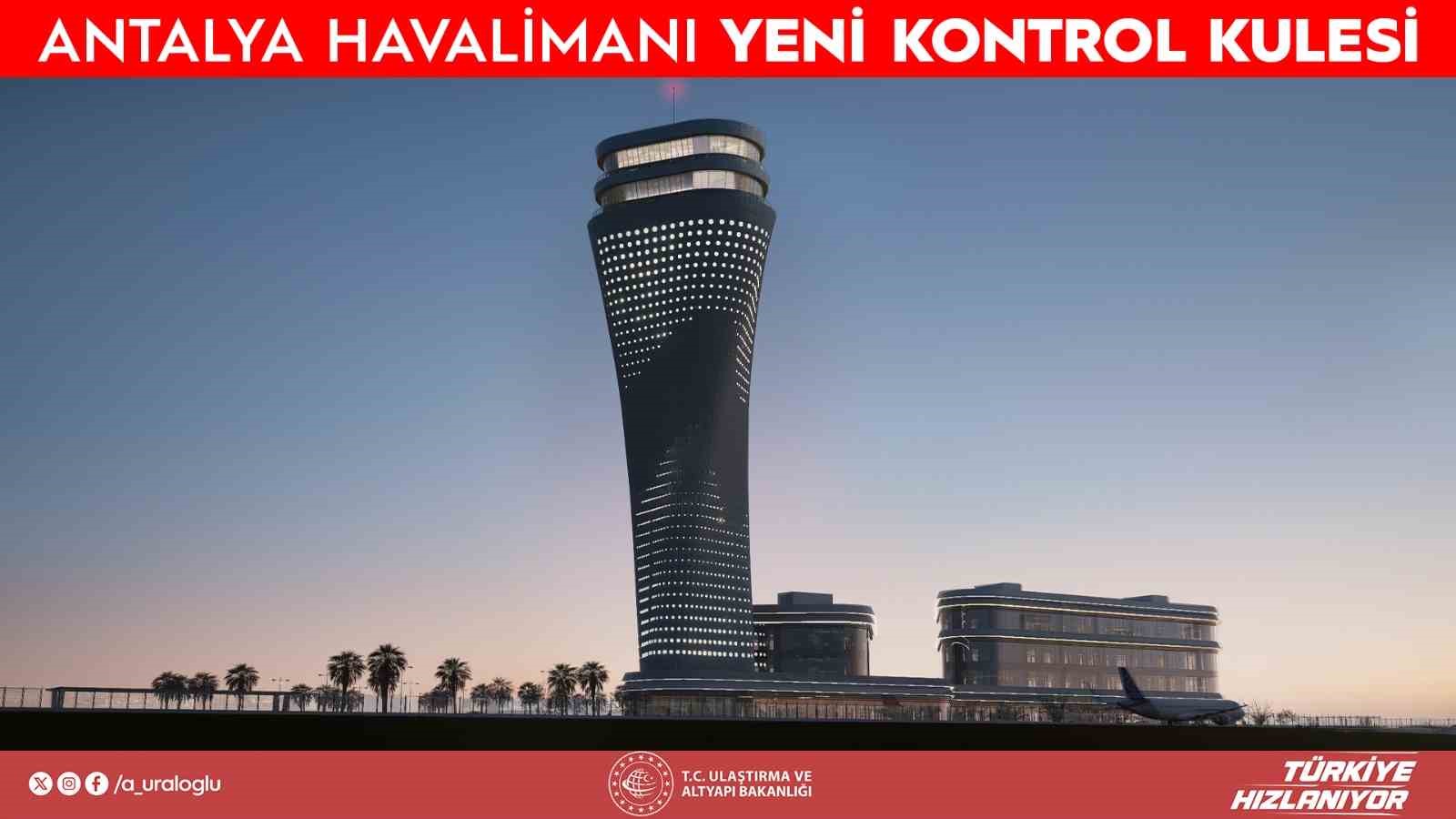 bakan uraloglu yeni kulemiz sadece bir hava trafik binasi degil ayni zamanda antalyanin simgelerinden Qf4mWcay