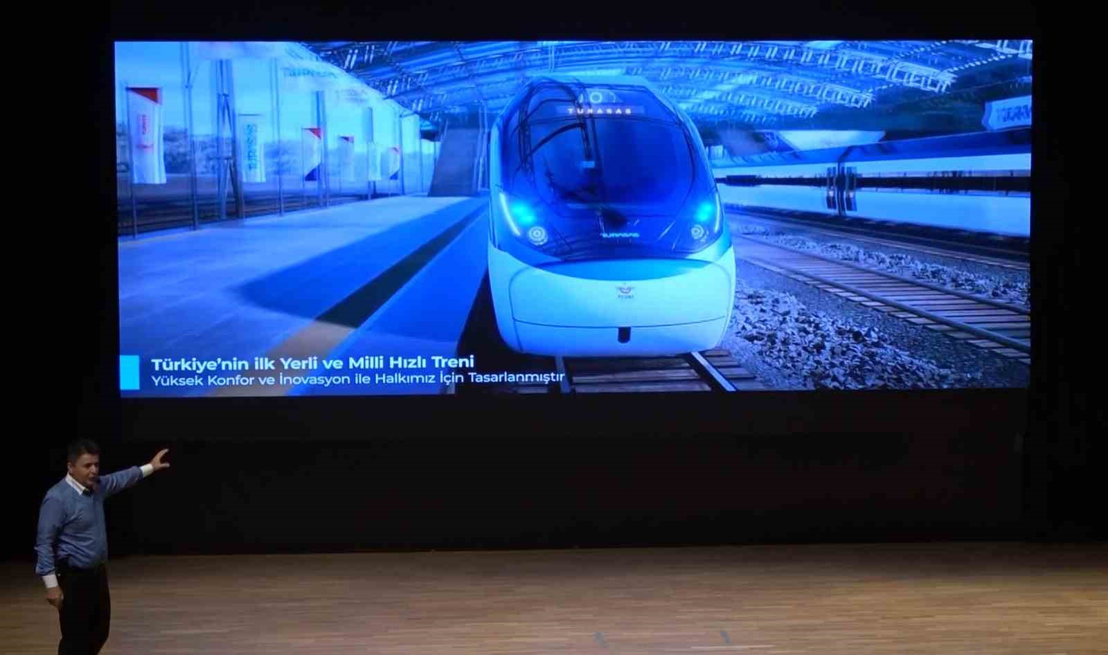 bakan yardimcisi boyraz genclere milli hizli treni boyle tanitti 0