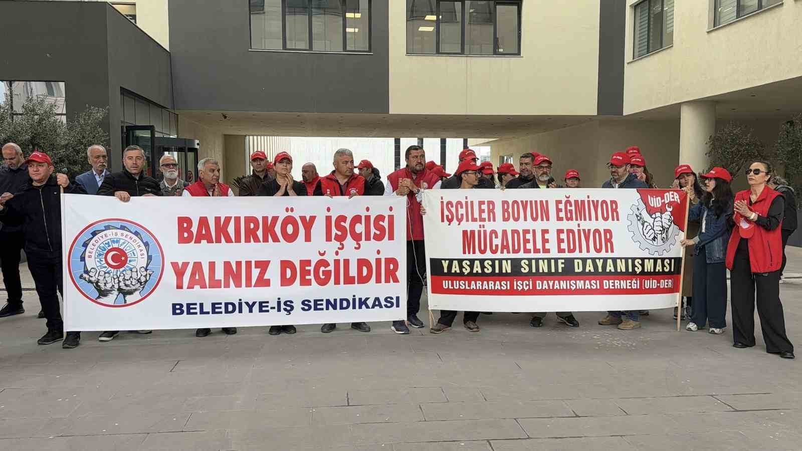 bakirkoy belediyesi onunde isten cikarma tepkisi 0 cfsjV2DG