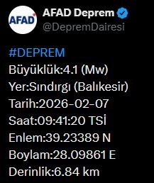 balikesirde 41 buyuklugunde deprem 0 Gn9UWPFE