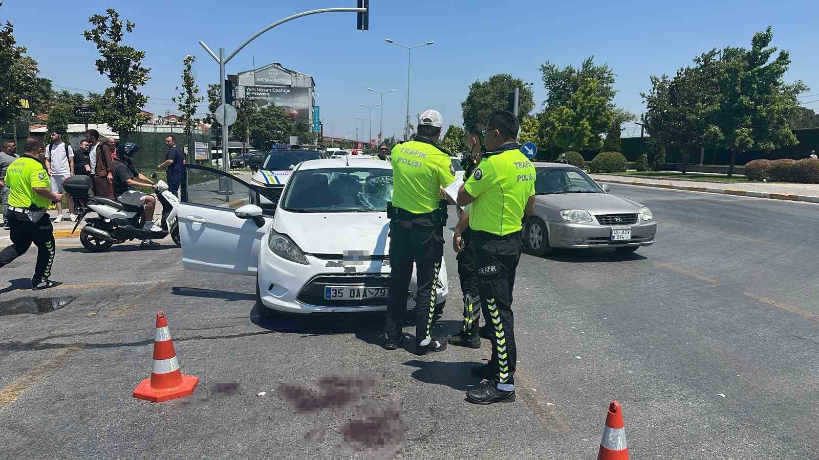balikesirde otomobil motosiklete carpti 1 yarali 0